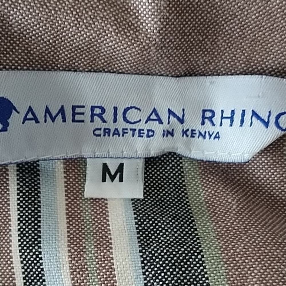 American Rhino Striped Bibi Bomber Jacket M - Picture 4 of 11